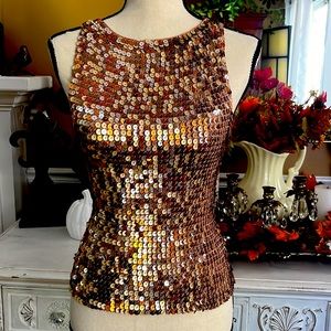 Sequence Tank, Beautiful gold and copper colors